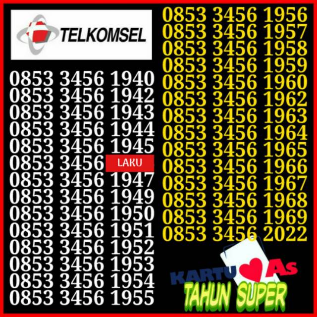 Kartu as cantik kartu perdana telkomsel naik 3456 tahun hidup lahir kenangan