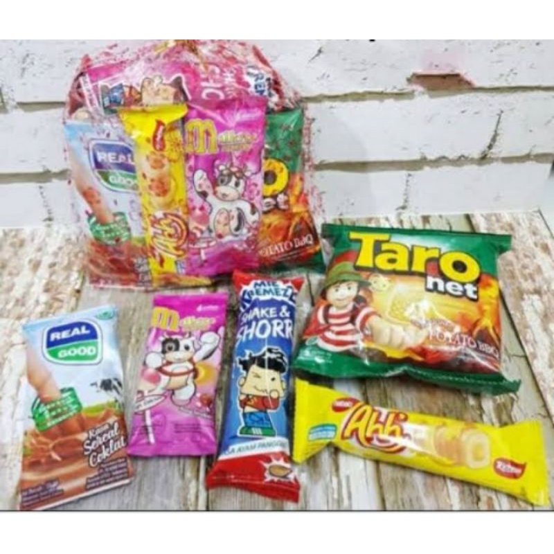 

parcel / bingkisan snack ulang tahun anak