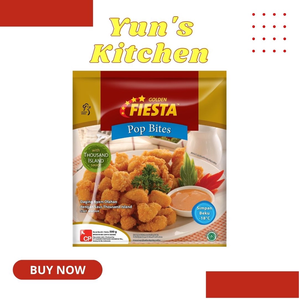 

Golden Fiesta Pop Bites 500gr - Frozen Food