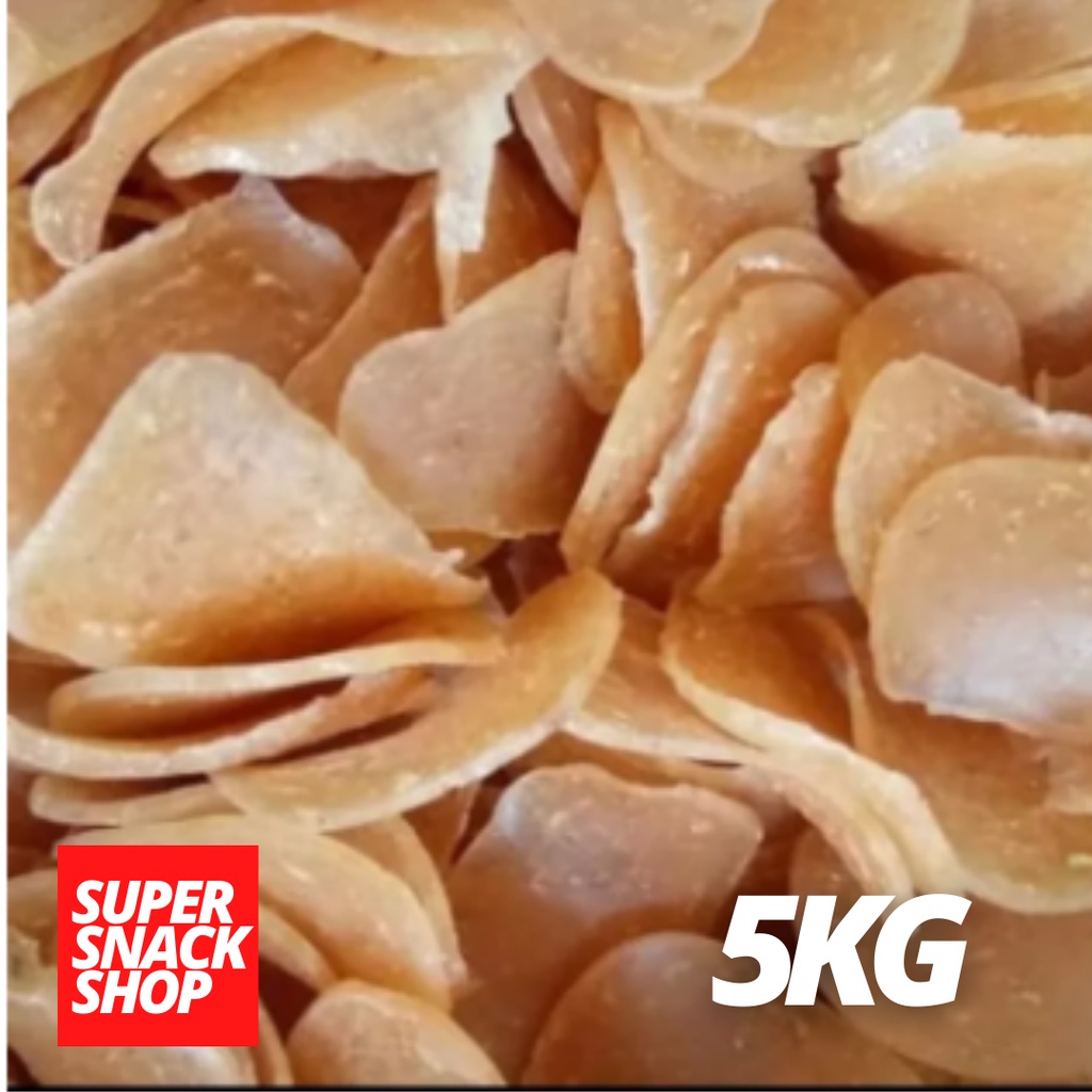 KERUPUK MEKAR MENTAH / KRUPUK KERING / KERIPIK KERUPUK UDANG TINGTING SIDOARJO 5KG