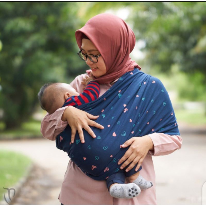 (sold)gendongan geos bayi samping merk mobymoby (ex kado)