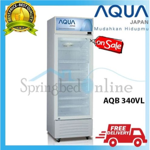 Aqua AQB-340VL Cooler Showcase - Garansi Resmi