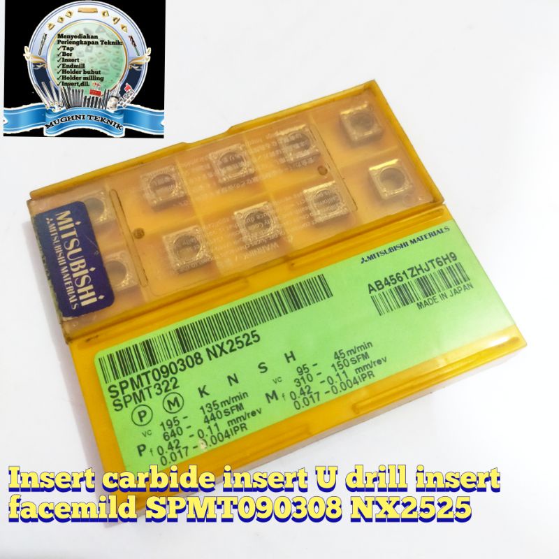 insert carbide insert facemild insert UDrill insert Milling SPMT090308