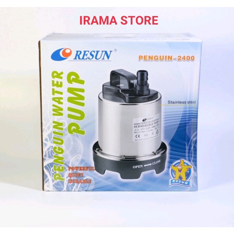 RESUN PENGUIN 2400 Submersible Water Pump Pompa Kolam Pompa Celup Stainles