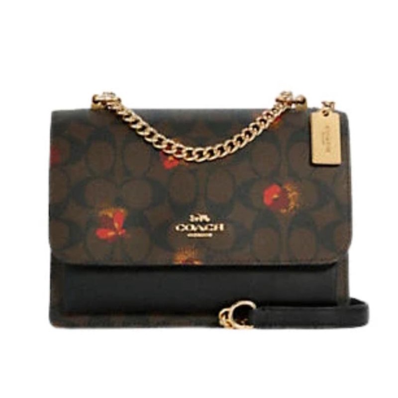 Coach Klare Crossbody In Signature Canvas With Pop Floral Print (C5797)