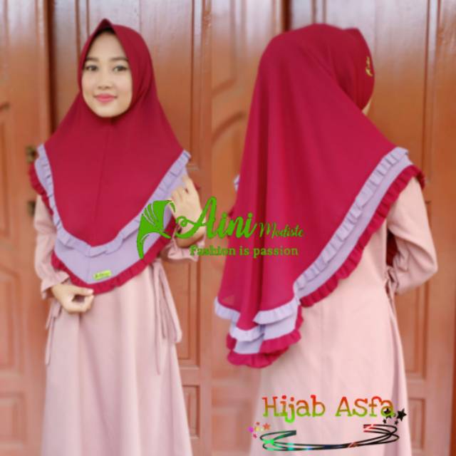 Jilbab/hijab/kerudung asfa ORI aini modiste