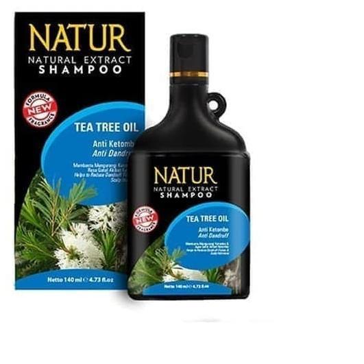 ❁ NATUR SHAMPO ANTI KETOMBE 270ML - SHAMPOO NATUR ANTI KETOMBE TEA TREE ♤