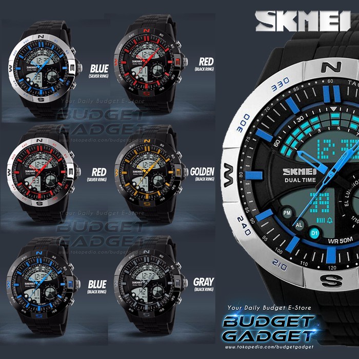 HOT SALE Jam Tangan Pria SKMEI Casio Sport LED Watch Water Resist 50m - AD1110 TERLARIS