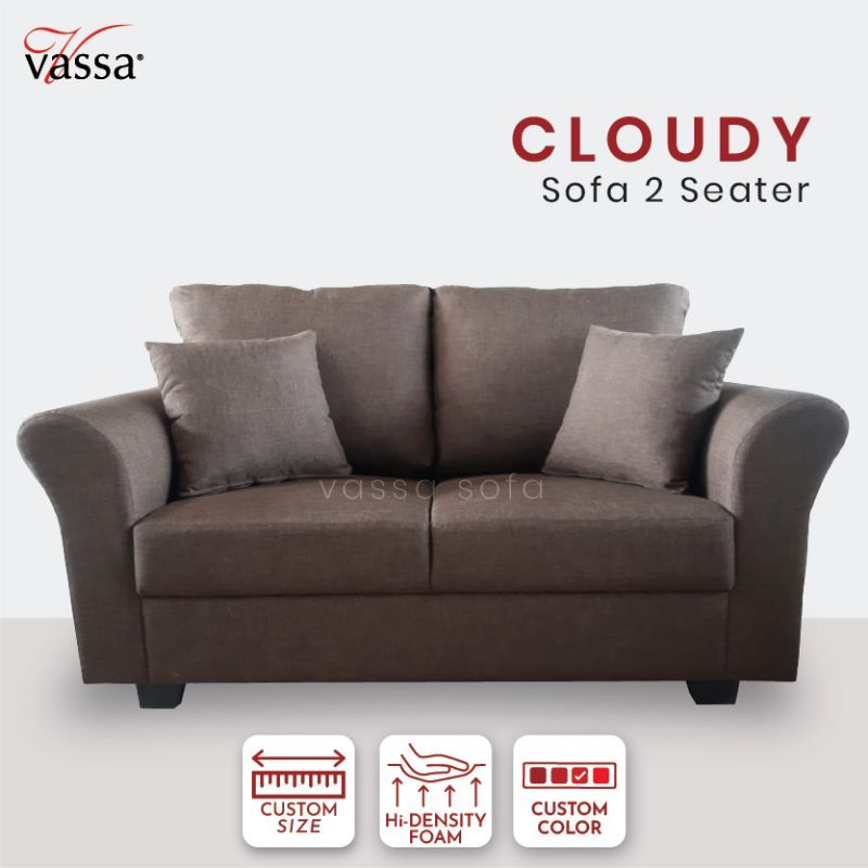 Sofa Minimalis / Sofa 2 Dudukan Cloudy By Vassa Sofa