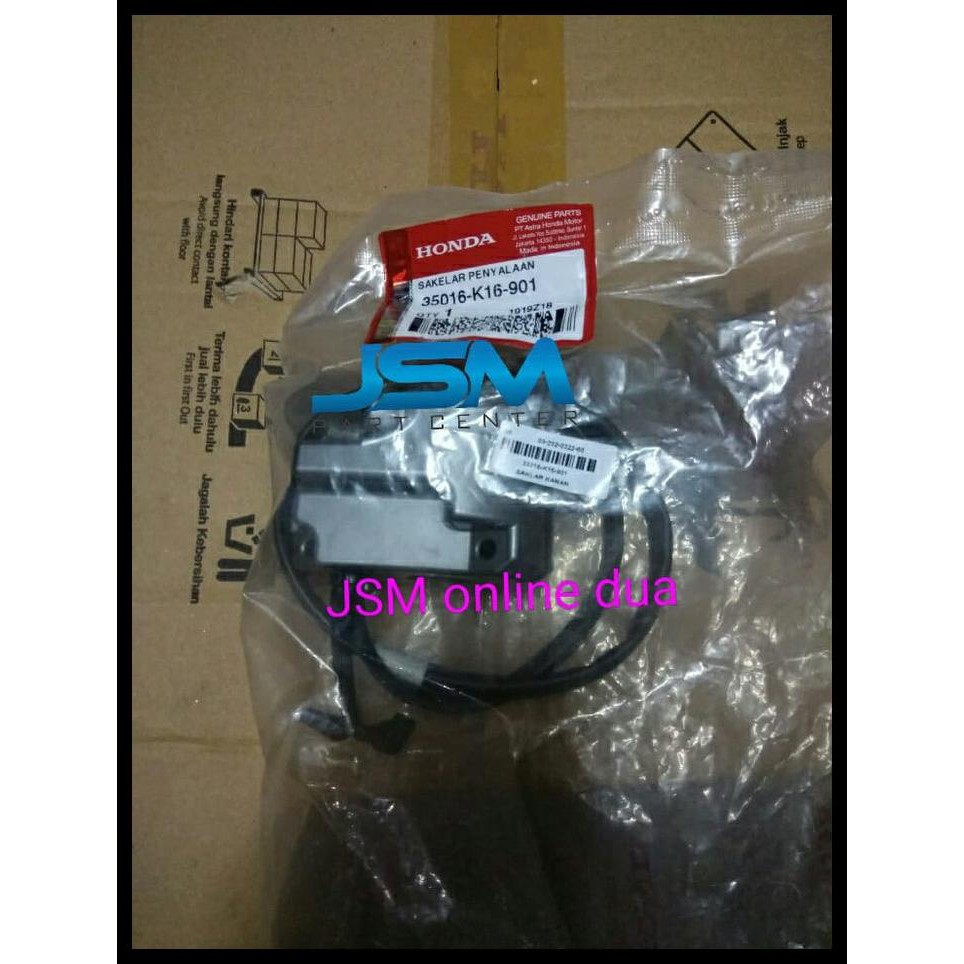 Saklar Kanan Scoopy Fi Ori Ahm 35016-K16-901