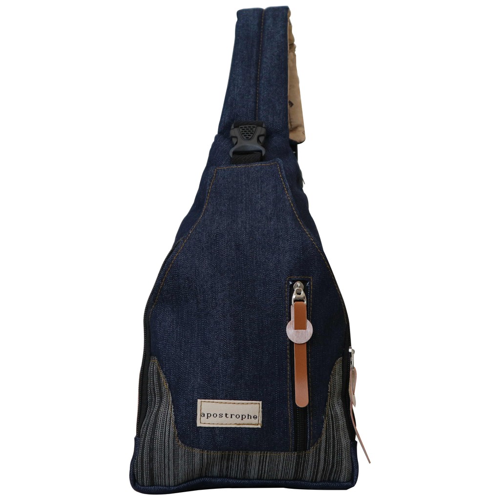 Tas Selempang Slempang Sling Bag Distro Apostrophe Jeans Premium Gaul Gaya Slingbag Murah Denim