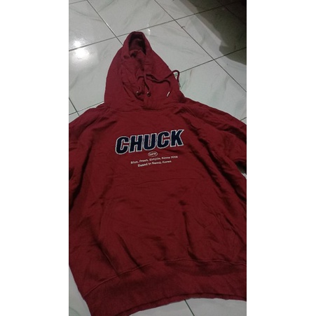 Hoodie Chuck Merah