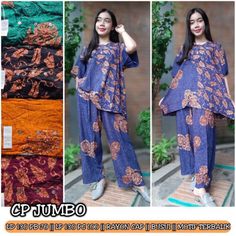 Babydoll batik cap jumbo