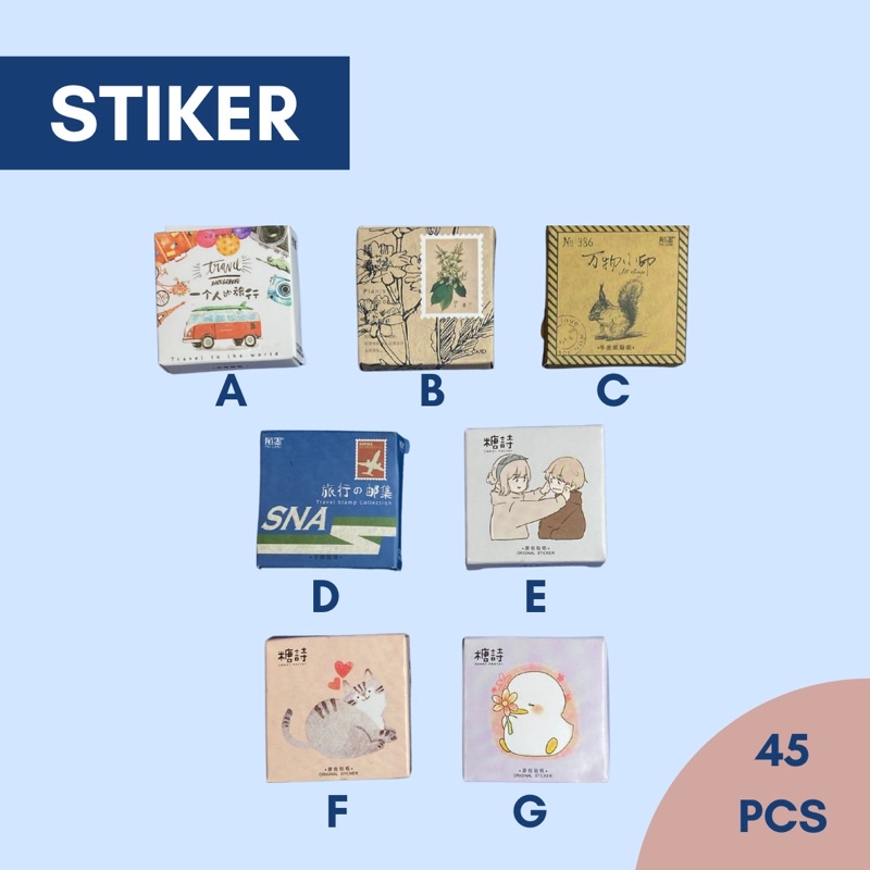 

Stiker Dekorasi Buku Book Journaling