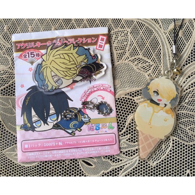 Pernak-pernik Rubber Strap OFFICIAL Shishiou Pouch Gantungan kunci Shishio Gokotai Touken Ranbu