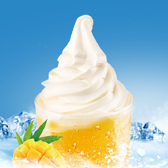 

Manggo Smoothies With Ice Cream