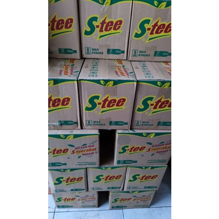 

s-tee isi 12 botol ukuran 350ml