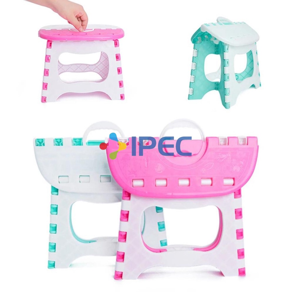 Kursi Lipat Anak Bangku Lipat Plastik Portable Foldable Chair kursi Mini Kursi Jongkok 10200