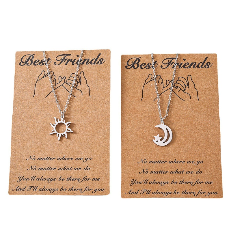 Siy Kalung Rantai Liontin Mataharibulanbintang Elegan Untuk Wanitaanak Perempuan