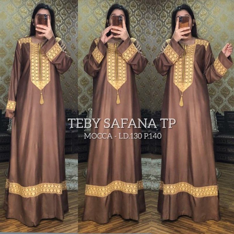 Daster Arab Turkey Wanita Longdress Ld 115cm Lengan Panjang Dlusia Turkey #dasterarab #daster