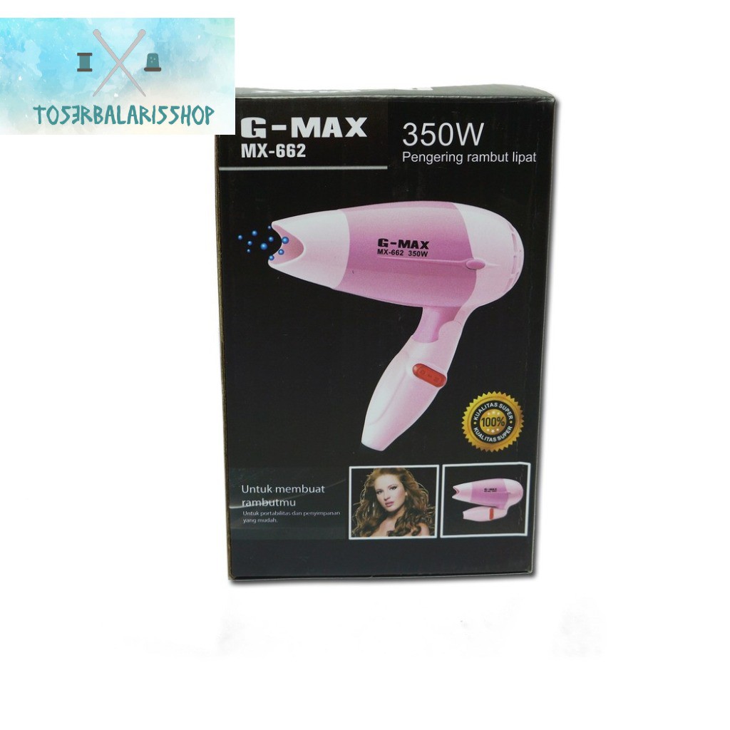 HAIRDRYER G-MAX MX-662 / PENGERING RAMBUT LIPAT