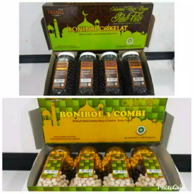 

D'KING Bonibol Coklat biskuit 3 Combi/cokelat