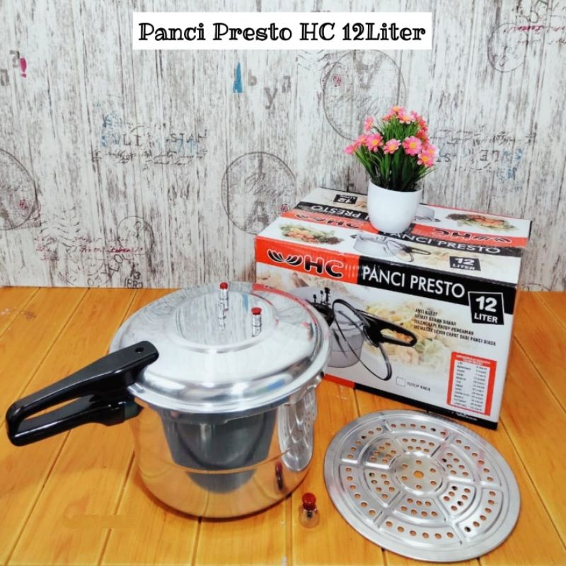 Panci Presto HC  4 Liter Panci Presto HC 8 liter Panci Presto HC 12 Liter Panci Presto Happy Call