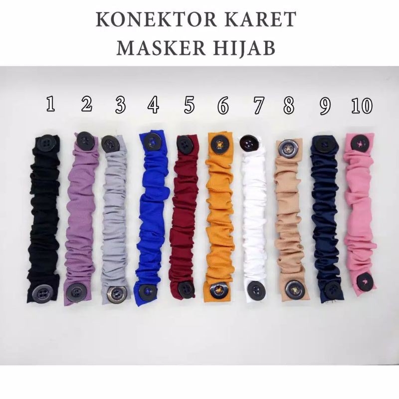 konektor masker hijab/pengait masker terlaris dan termurah kualitas Ok