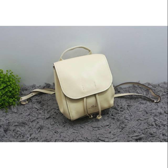 Coach Derby Backpack Mini white putih tas original authentic asli