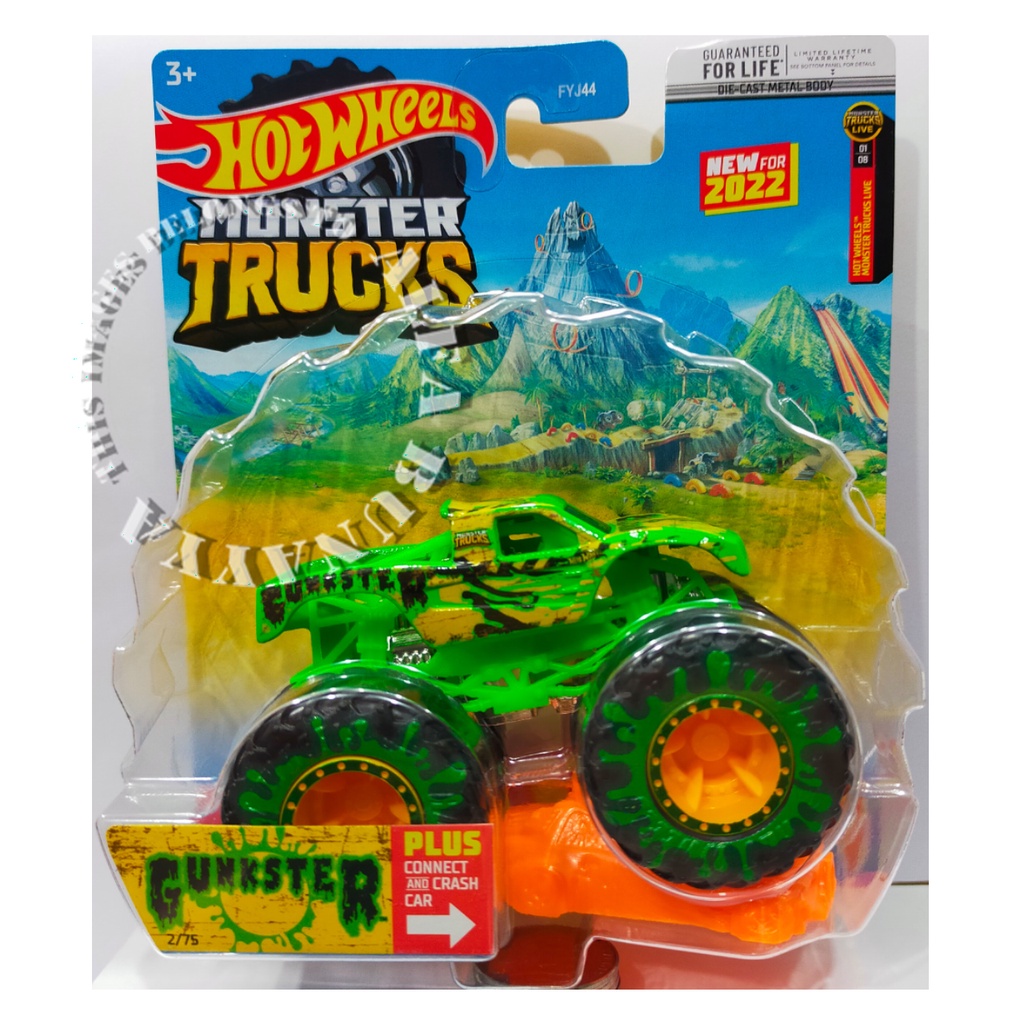 HOT WHEELS Monster Trucks - SERI J - Hotwheels Truck Original - Mainan Diecast Truk