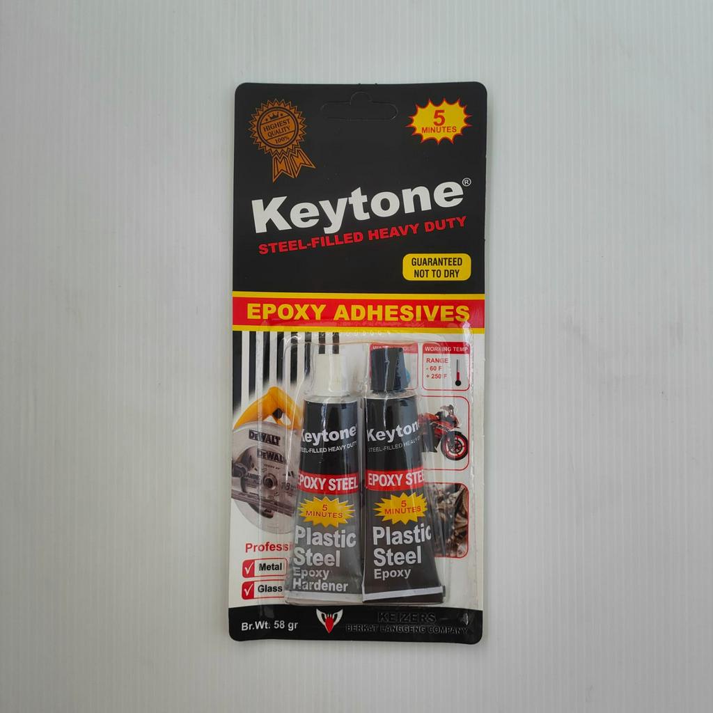 Lem Keytone Epoxy Campur Lem Besi Plastik Epoxy Adhesives Super Glue