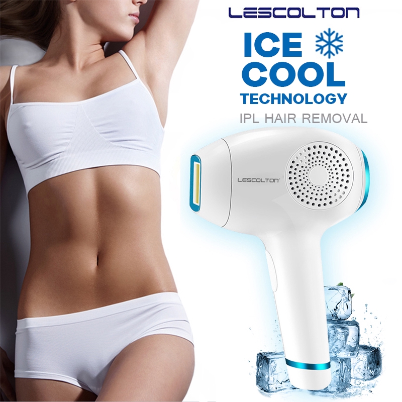 Lescolton Ice Cold Laser Ga Sakit Ipl Laser Penghilang Bulu Rejuvenation Hair Removal Hpl Epilator