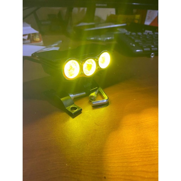 Lampu Tembak Sorot Owl Cree 3 Mata 30Watt Ultra Rare 12 Volt - 80 Volt 3 Mode