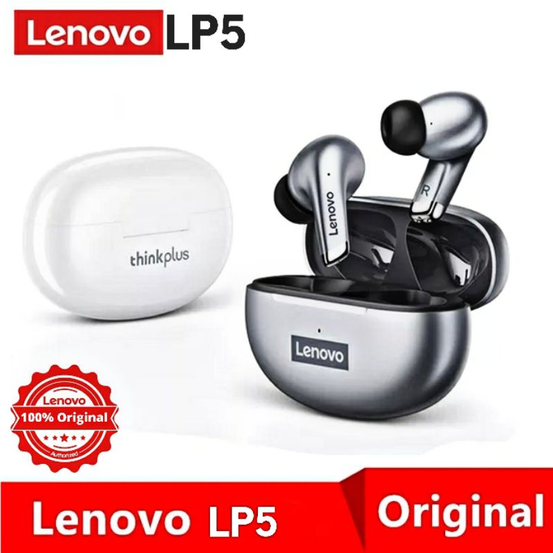 Lenovo LP5 Wireless Earphones Waterproof Low Delay Heavy Bass Mini TWS Bluetooth-compatible 5.0 Ster