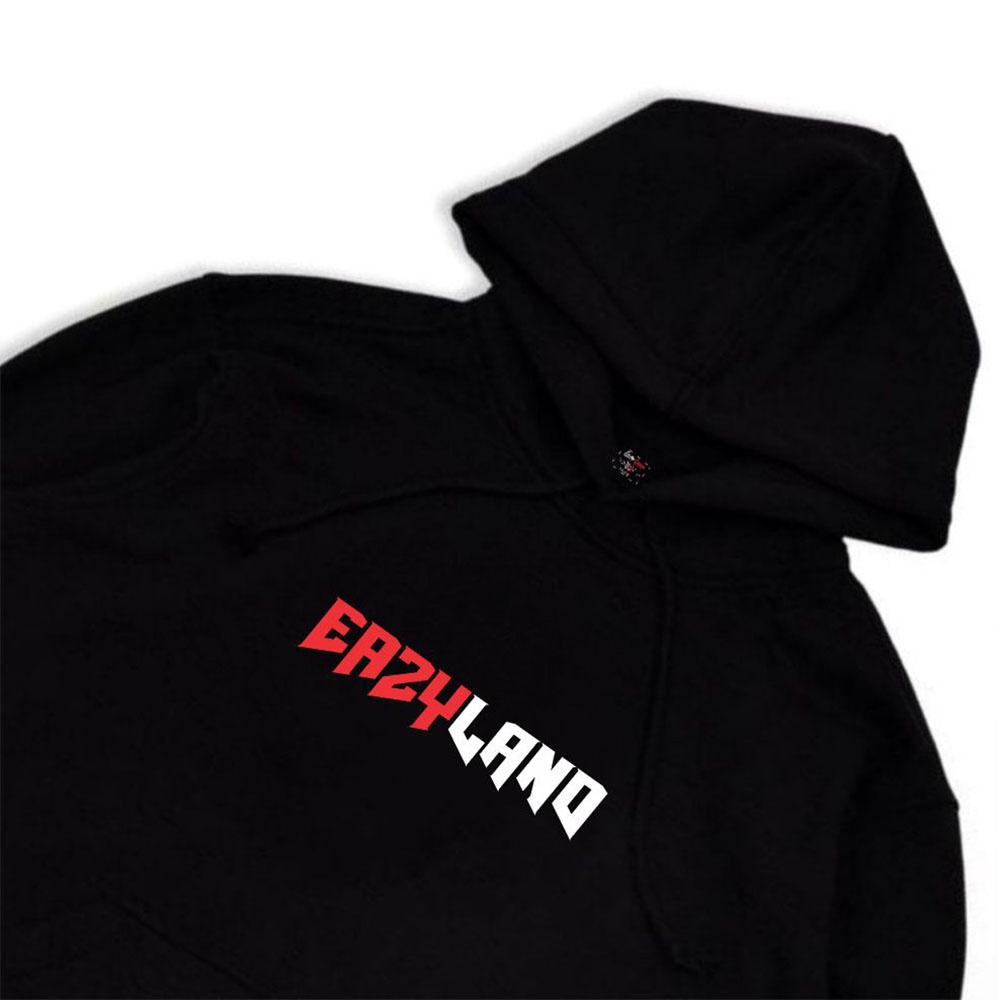 sweater hoodie pria distro original Eazy Land switer cowok murah jumper hoodie simple tebal unisex