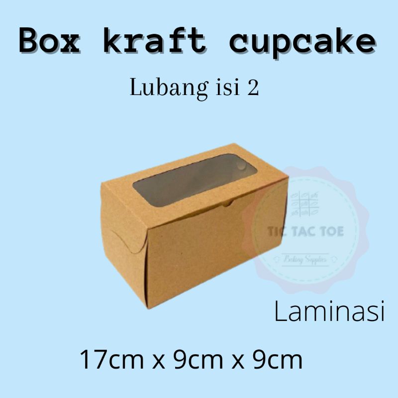 dos cupcake coklat box cupcake coklat box cupcake packaging cupcake packaging cupcake isi2(isi10pcs)