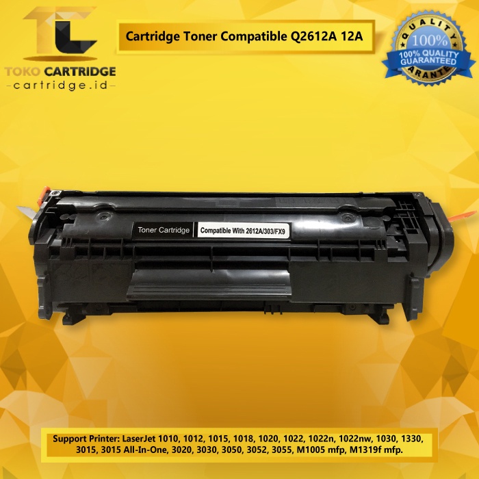 Cartridge Toner HP 12A Q2612A Printer 3050 3052 3055 Mfp M1005 M1319f