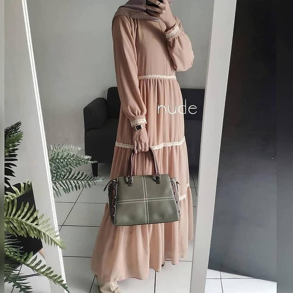 Anindya dress|baju wanita|dress terlaris|gamis termurah