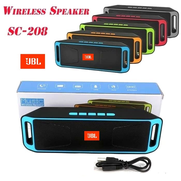 Speaker Bluetooth Wireless 208 Speaker 