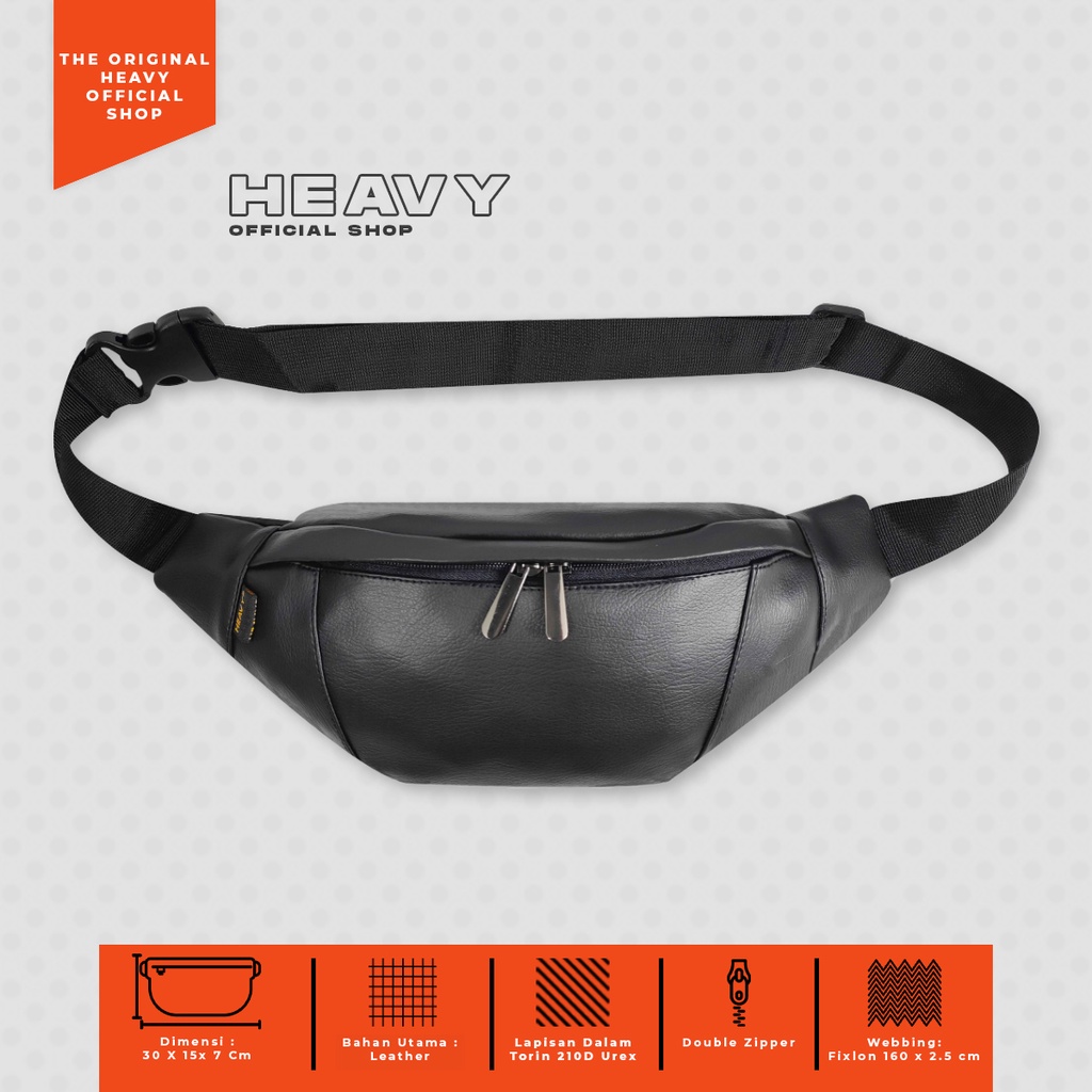 [WAIST BAG HEAVY] - Tas Pinggang Pria / Wanita - Waistbag Heavy