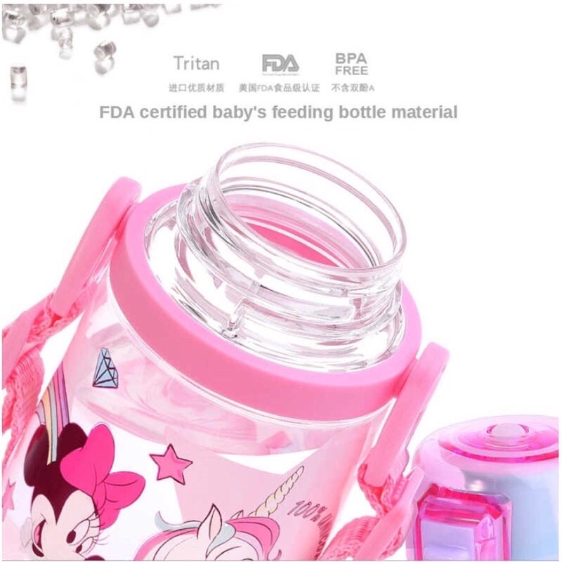 DISNEY Botol Minum Anak Unik /  ORIGINAL Disney water bottle Elsa Mickey donald Cars / Botol Minum Anak disney-6