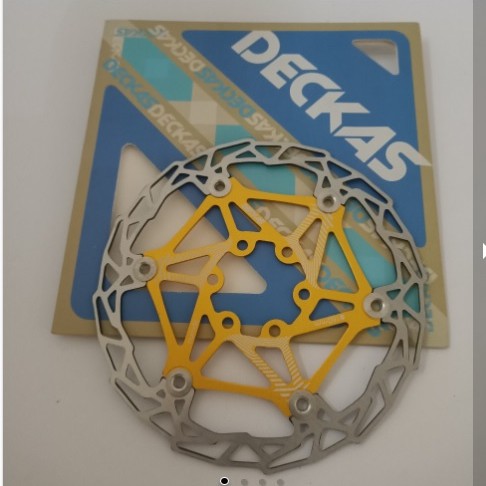 Rotor cakram Deckas 160 mm 6 Bolt/Sepeda/MTB/Roadbike