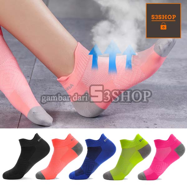 Kaos Kaki Basket Gym Jogging Warna Premium Ankle Sport Socks Tebal Fit di Kaki