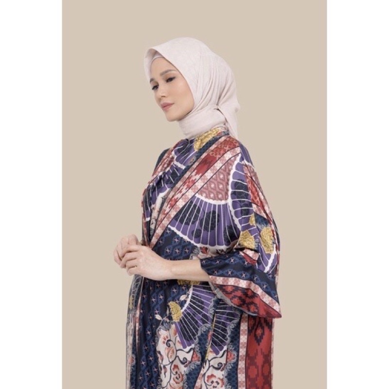 wearing klamby gayatri dress in twilight (booked by dina)