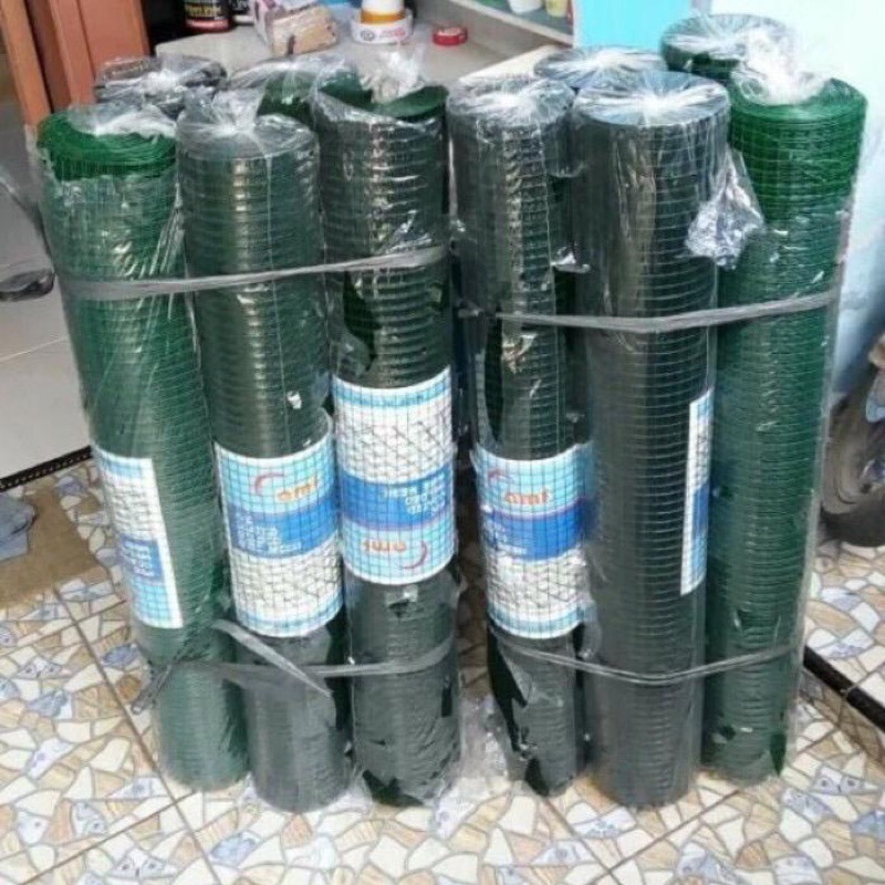 Kawat loket Hijau Rol- an . Kawat nilon kawat kandang ayam