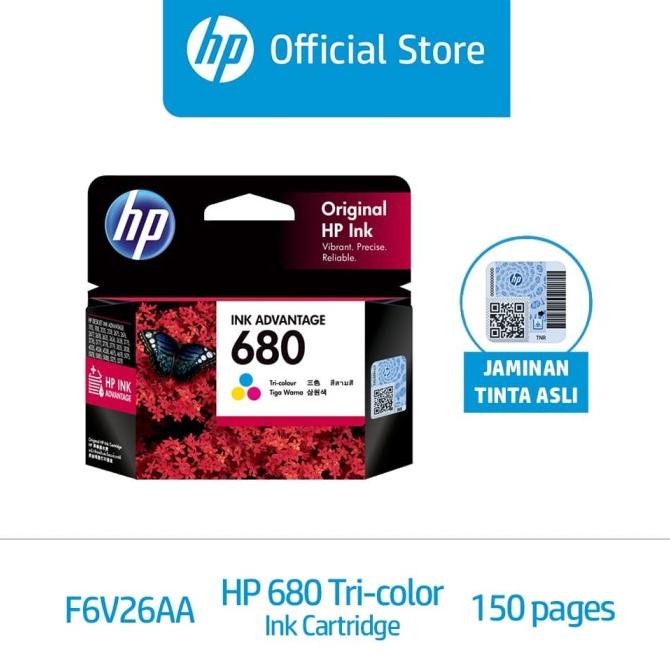 Tinta Printer HP Original 680 Black / DeskJet 2135 2677 5276