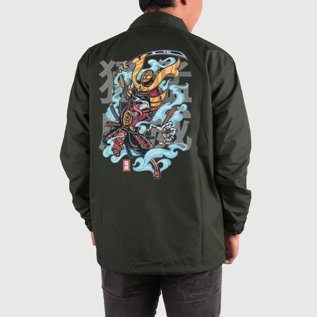 Zola Project Jaket Coach Japanese Racoon Samurai