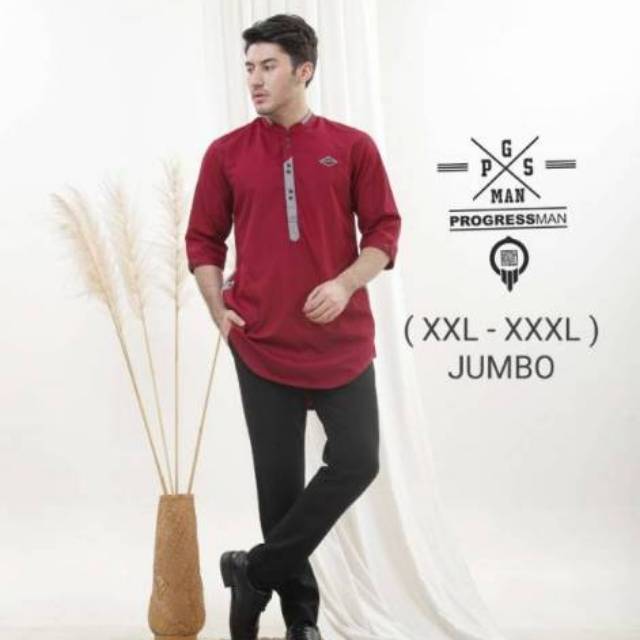 CLZ-KURTA JUMBO / KOKO BIG SIZE / Baju Muslim Modern Kurta Pakistan Jumbo Terbaru