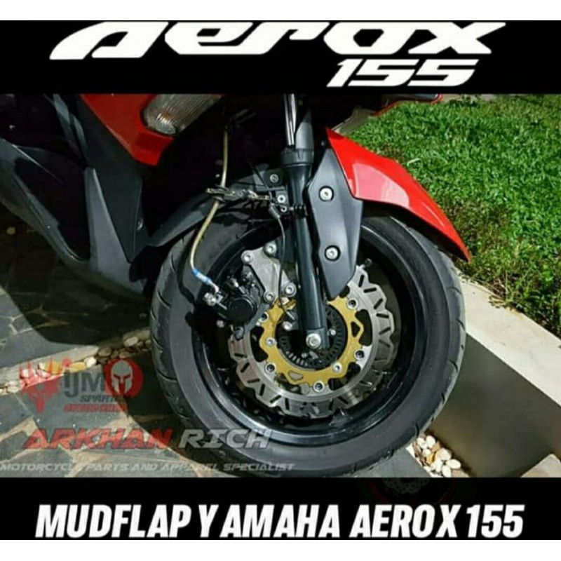 Sambungan spakbor depan aerox 155 Mudflap aerox 155