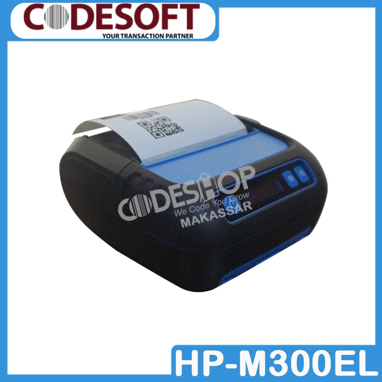 Printer Thermall &amp; Label Barcode Bluetooth Codesoft HPM300EL HP-M300EL